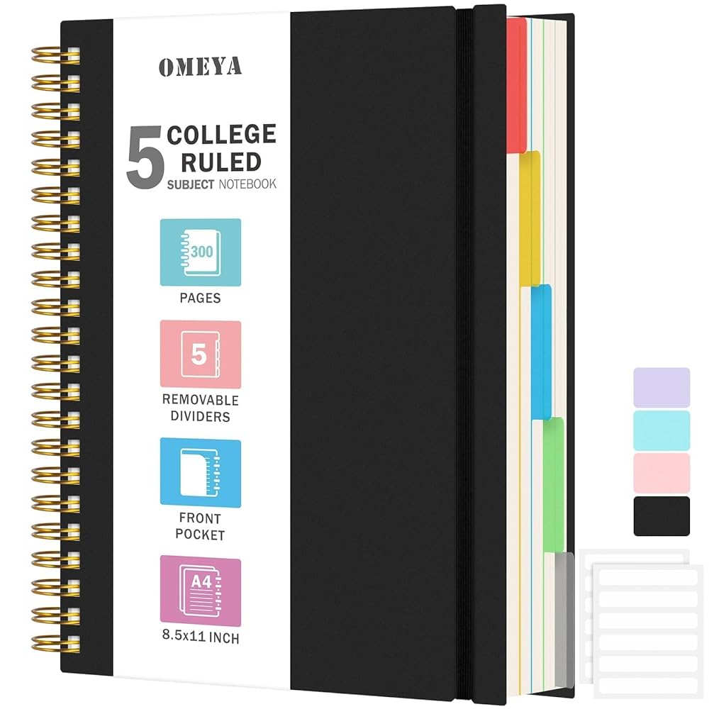 ୨୧⋆*専用おまとめ୨୧⋆*130 140 Amazon.com : Yoobi College Ruled 8 x 10.5” Spiral Notebook